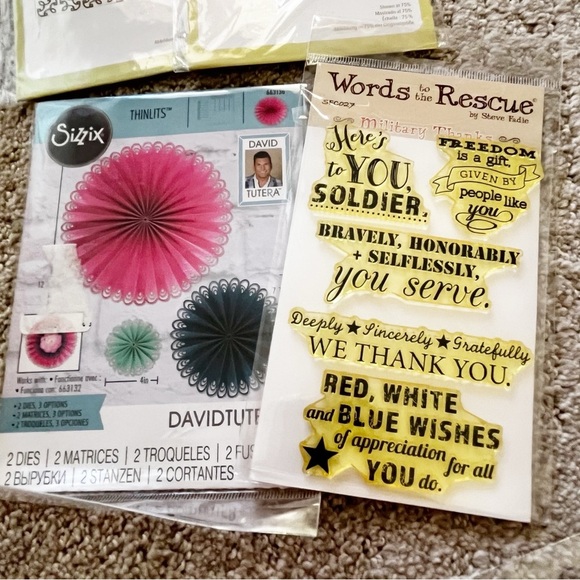 Lot of 32 Close To My Heart Acrylix Clear Stamps - Scrapbooking Cards Stamping - Picture 12 of 13